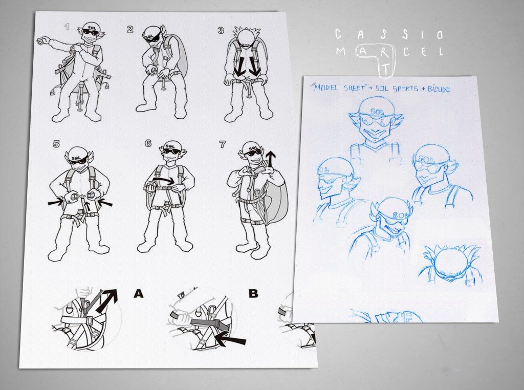 Personagem e Manual – Sol&nbsp;Sports